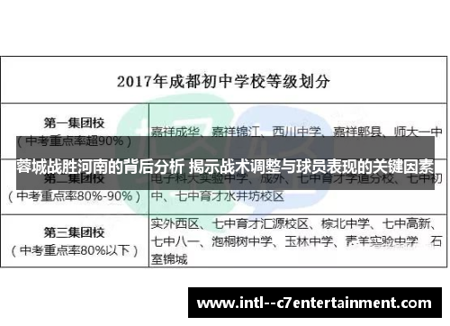 蓉城战胜河南的背后分析 揭示战术调整与球员表现的关键因素